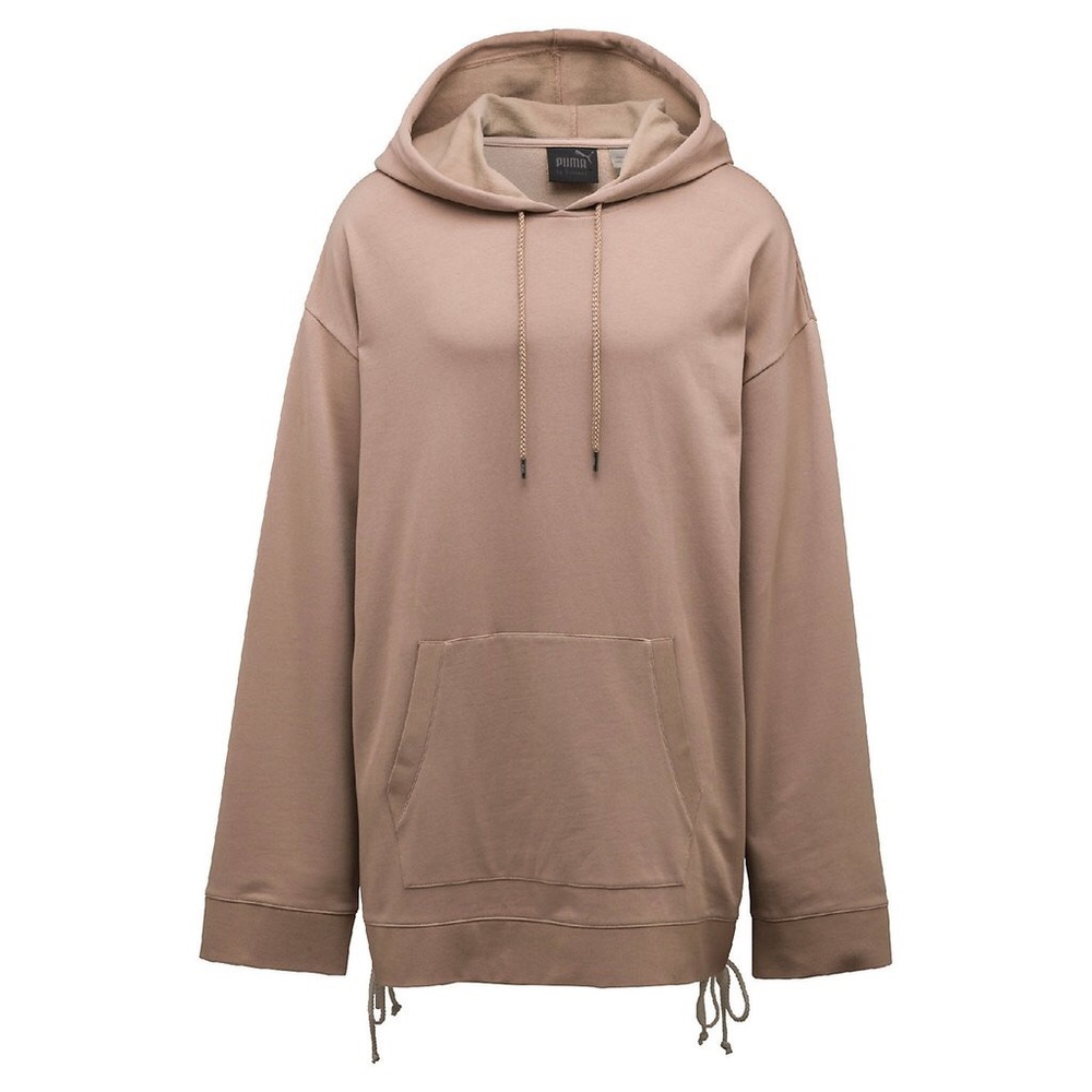 Tan Fenty Puma Side lace up hoodie dress